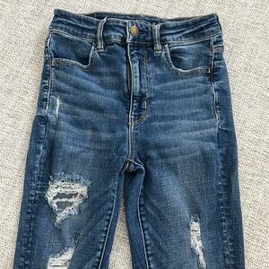 American Eagle, size 2 super stretch jeans.